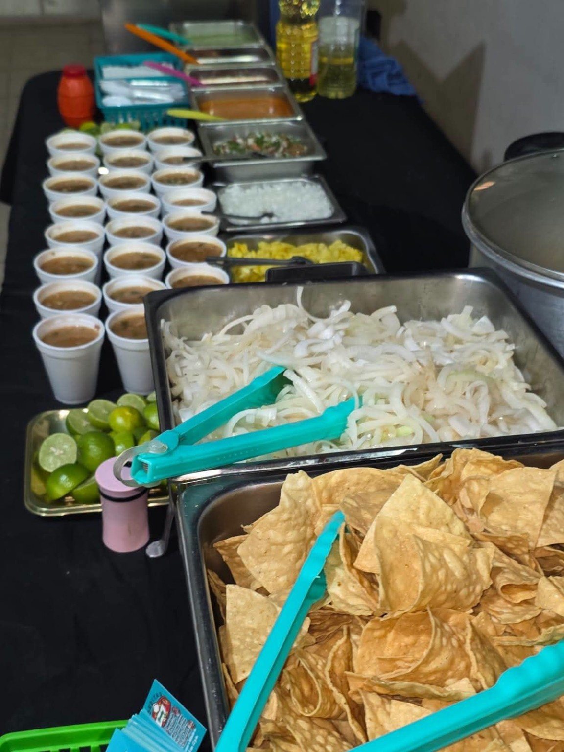 Preparación para servicio de taquiza